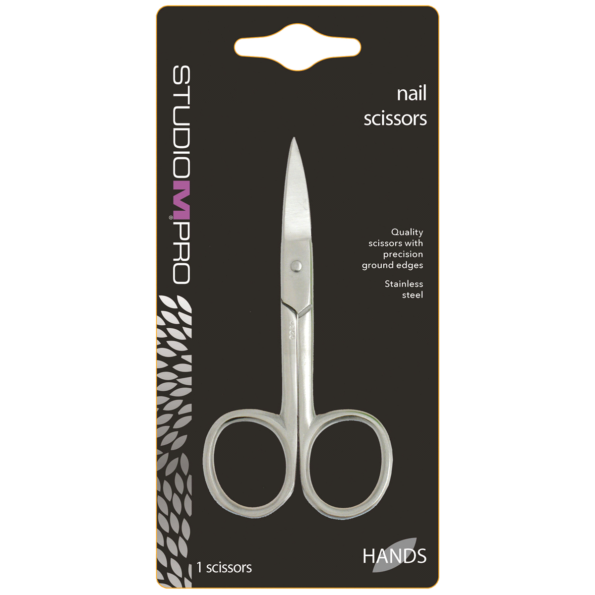 slide 1 of 1, Studio M Nail Scissors, 1 ct