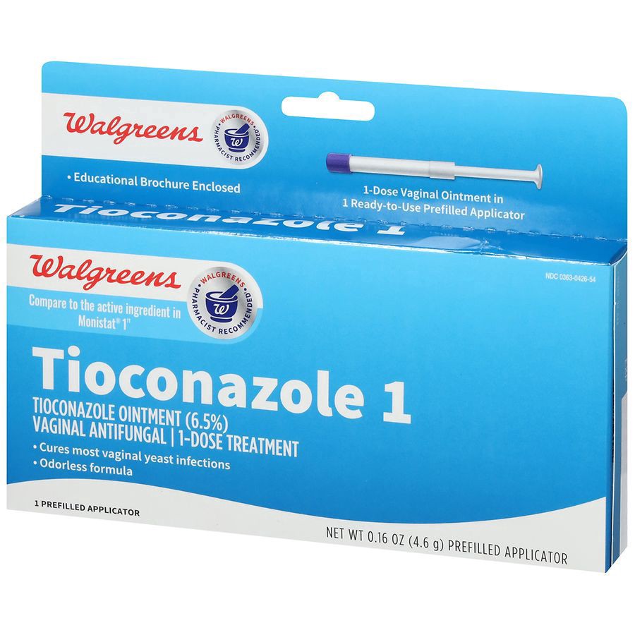 slide 3 of 5, Walgreens Tioconazole Vaginal Antifungal Treatment, 0.16 oz