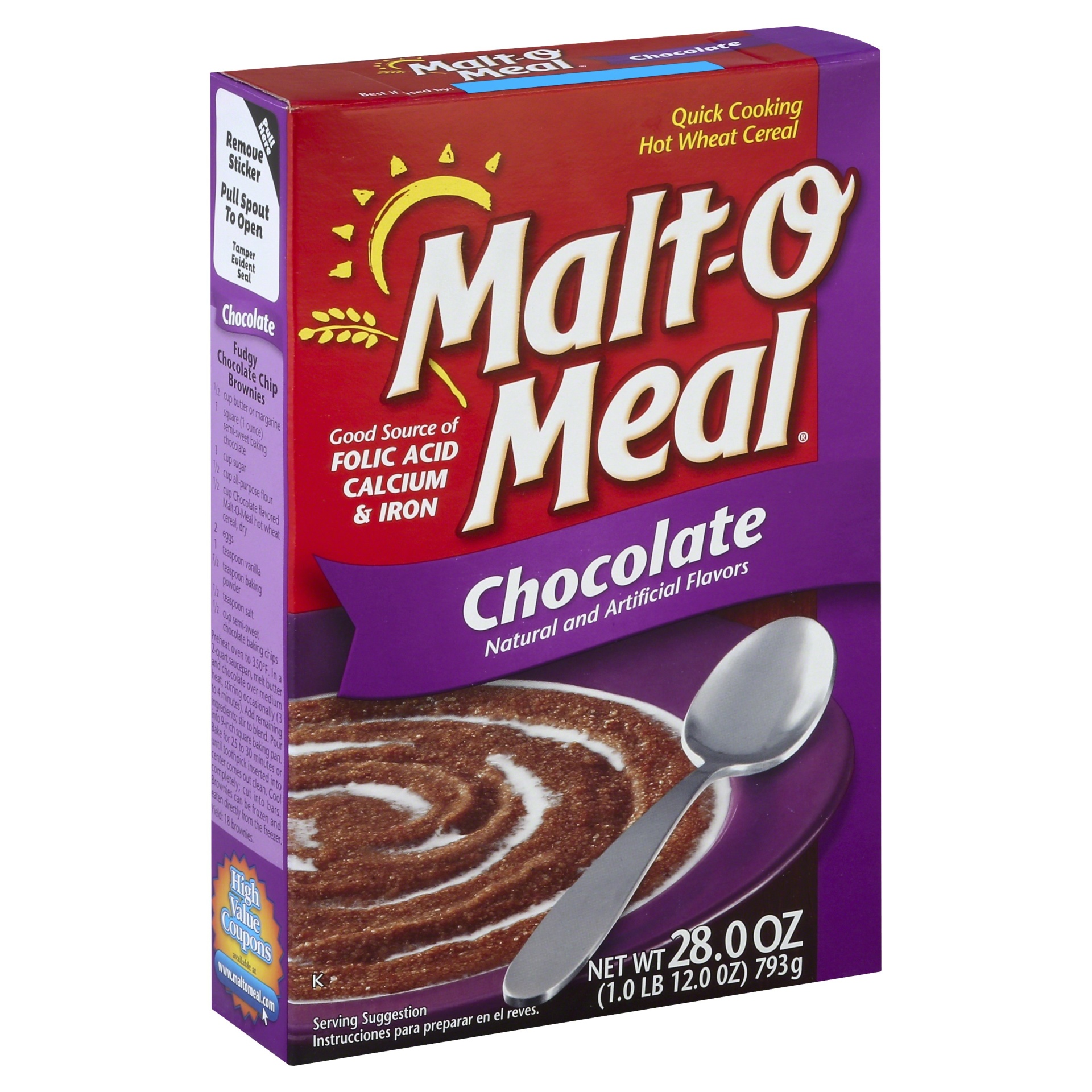 Malt-O-Meal Chocolate Quick Cooking Hot Wheat Cereal 28 oz | Shipt