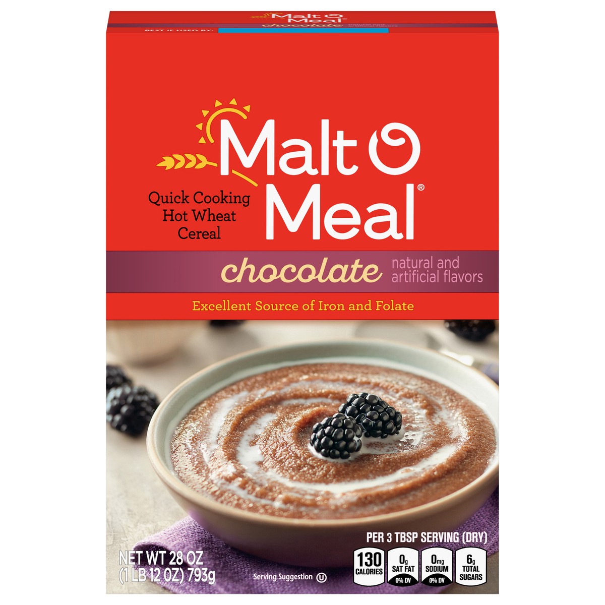 slide 1 of 14, 1/28.00 Chocolate Malt-O-Meal, 28 oz