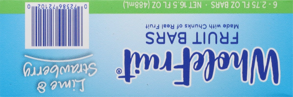 slide 11 of 13, Whole Fruit Lime & Strawberry Fruit Bars 6 - 2.75 fl oz Bars, 6 ct