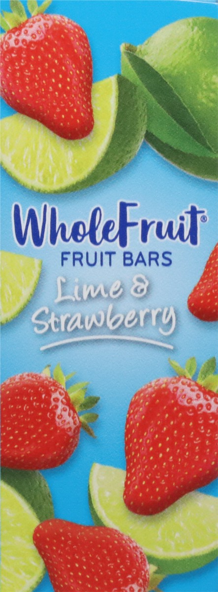 slide 13 of 13, Whole Fruit Lime & Strawberry Fruit Bars 6 - 2.75 fl oz Bars, 6 ct