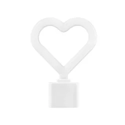 Globe Electric LED Heart Neon Pink Light - Auto On/Off - 6 Units