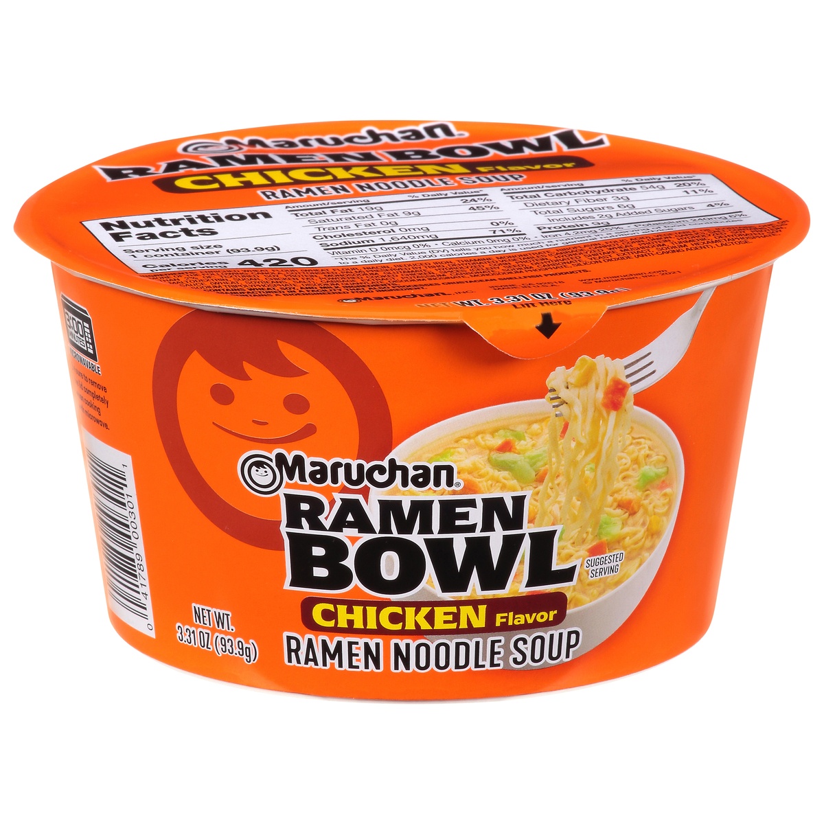 slide 1 of 7, Maruchan Chicken Flavor Ramen Bowl 3.31 oz Cup, 