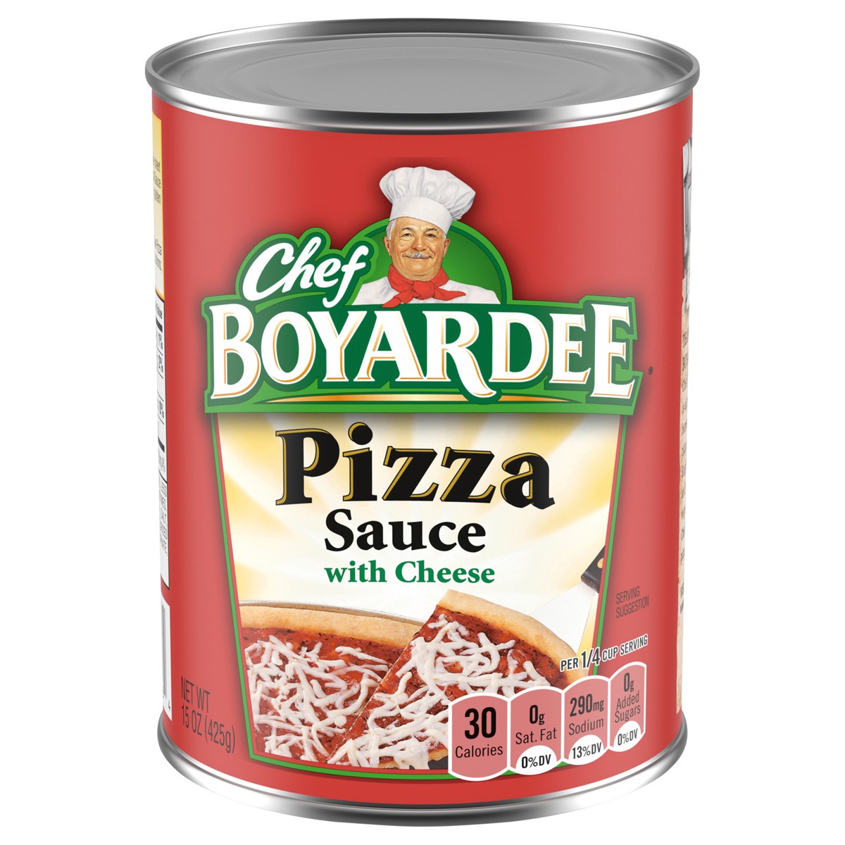 slide 1 of 5, Chef Boyardee Pizza Sauce with Cheese, Ready-to-Eat Meal, 15 oz., 15 oz