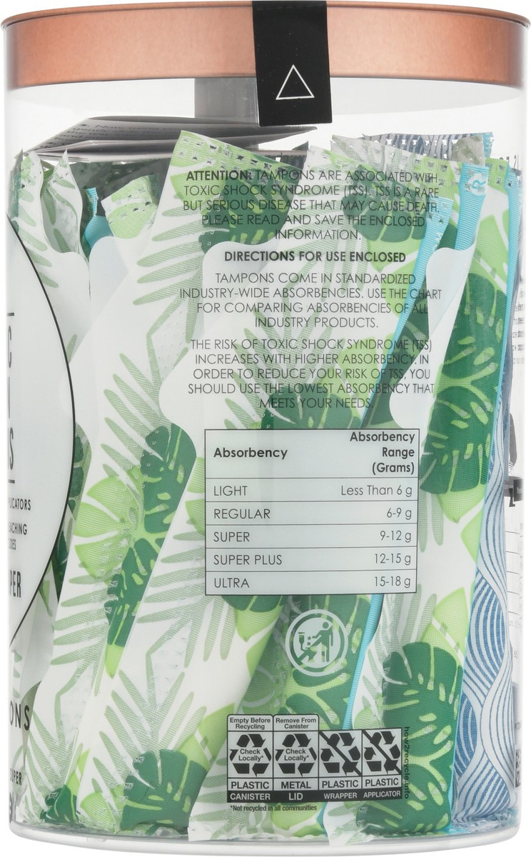 slide 6 of 13, L . Organic Cotton Full Size Multipack Tampons - Regular/Super, 30 ct