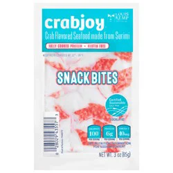 Louis Kemp Crabjoy Snack Bites Imitation Crabmeat 3 oz