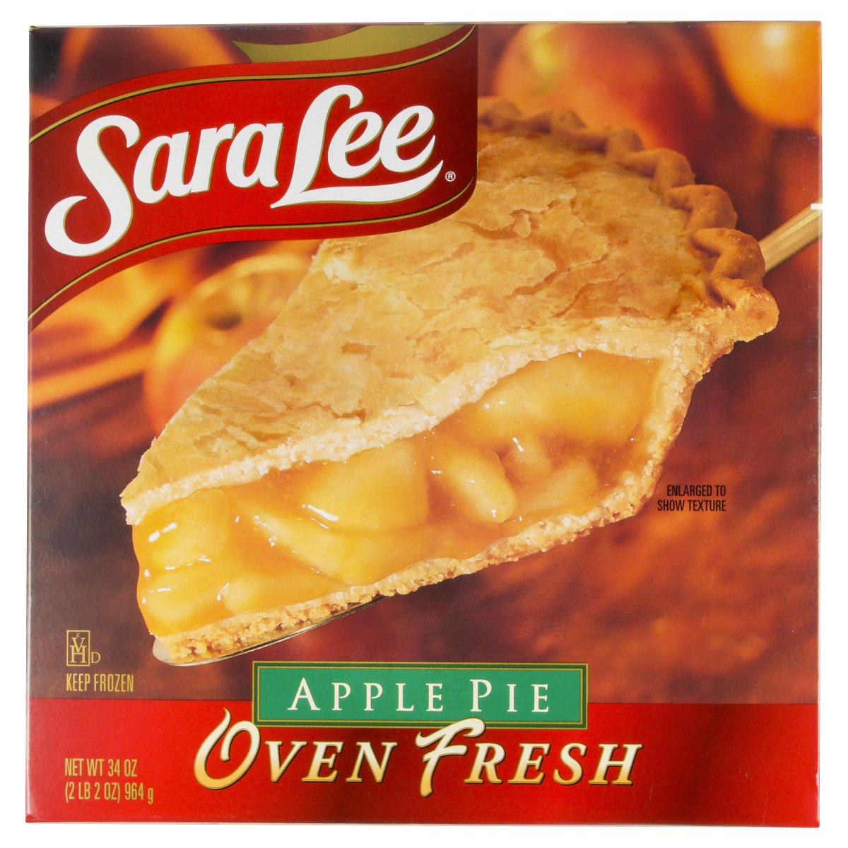 slide 1 of 1, Sara Lee Dessert Oven Fresh Apple Pie, 34 oz