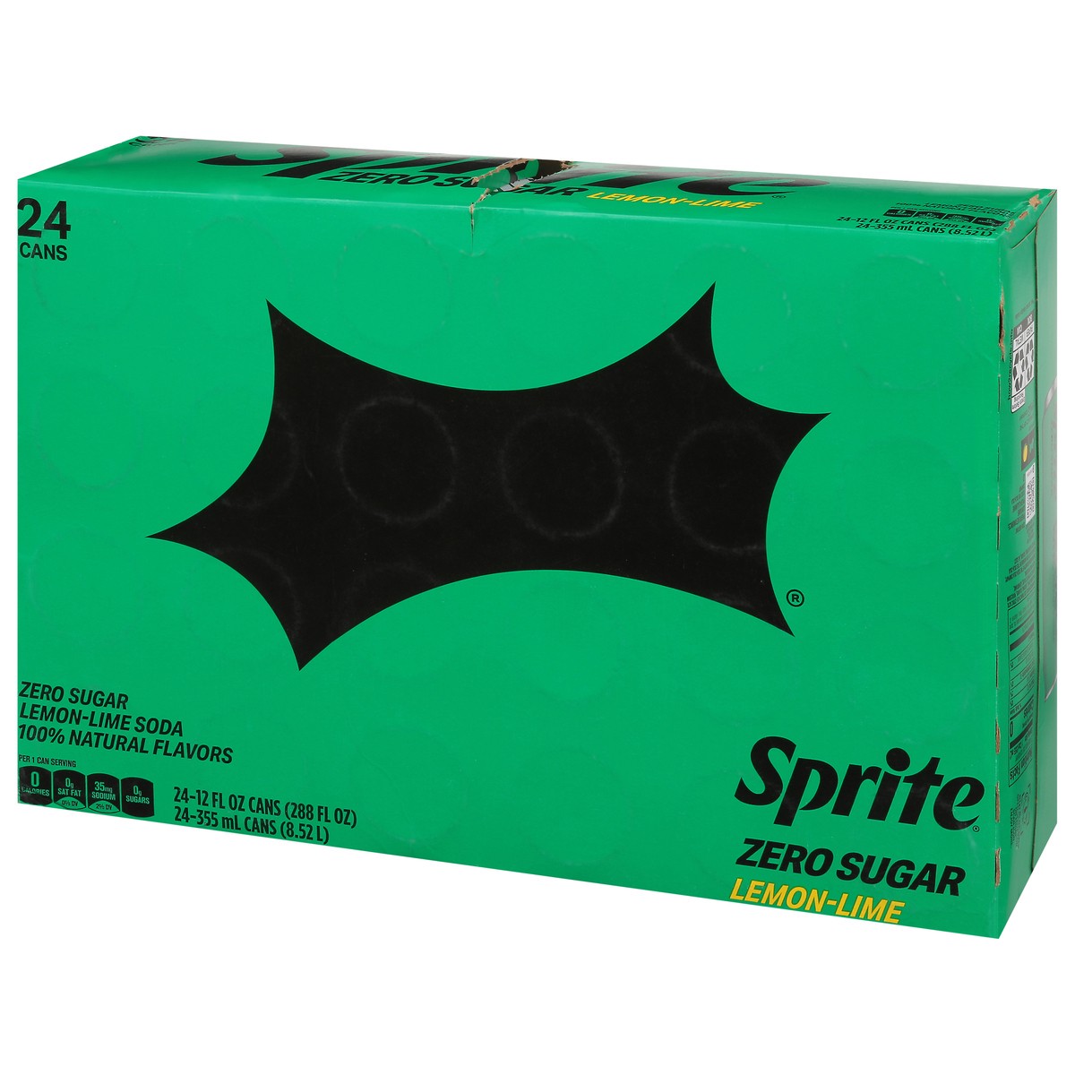 slide 2 of 9, Sprite Zero Sugar Cans, 12 fl oz, 24 Pack, 24 ct