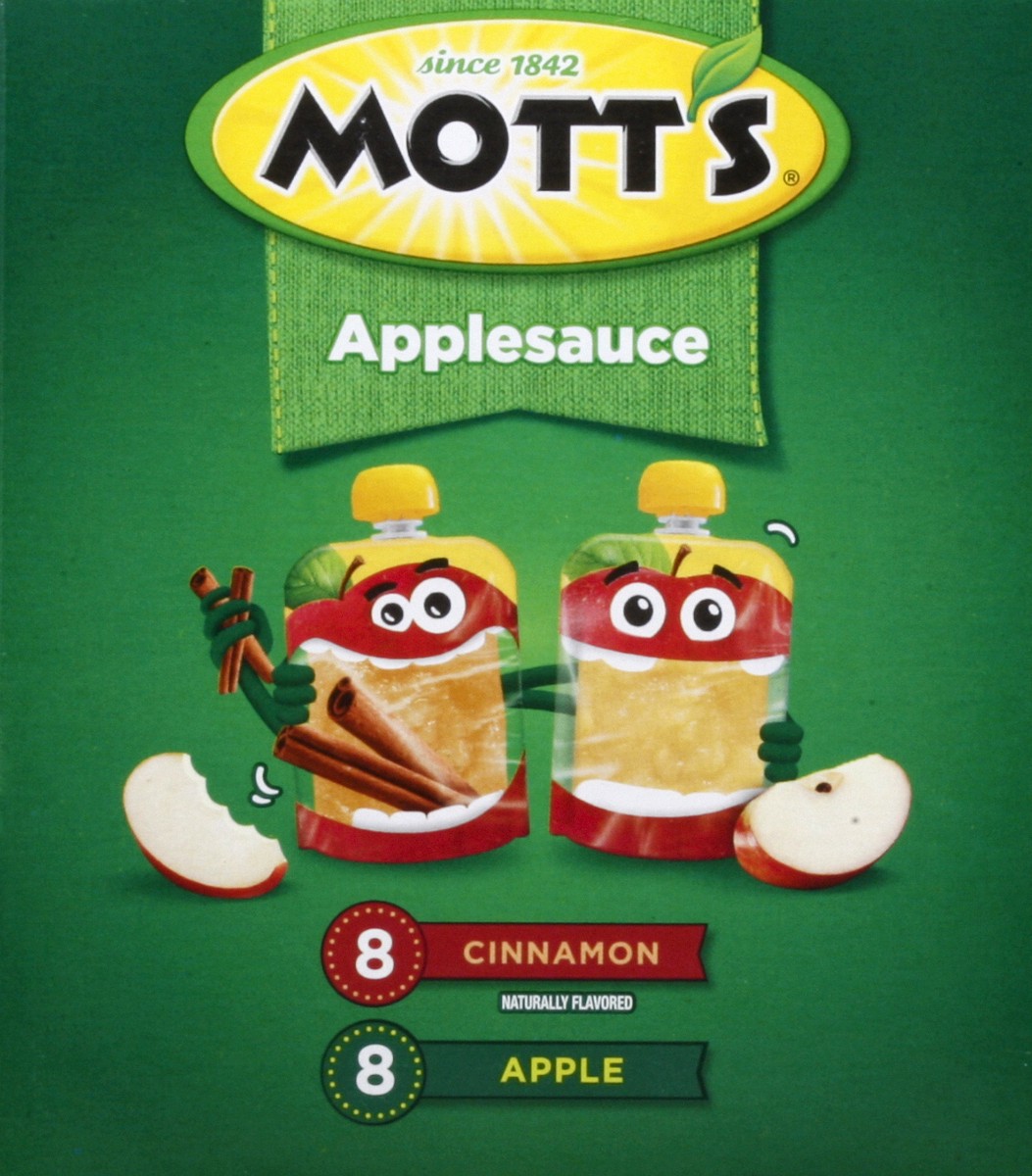 slide 9 of 14, Mott's Variety Pack Cinnamon/Apple Apple Sauce 16 ea, 16 ct