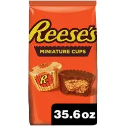 Reese's Miniatures Milk Chocolate Peanut Butter Cups Candy - 35.6oz
