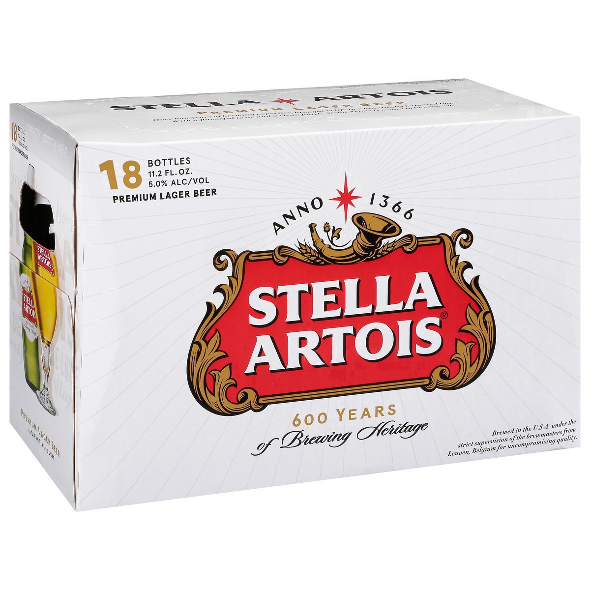 slide 39 of 54, Stella Artois Premium Lager Beer 18 - 11.2 fl oz Bottles, 18 ct; 11.2 oz