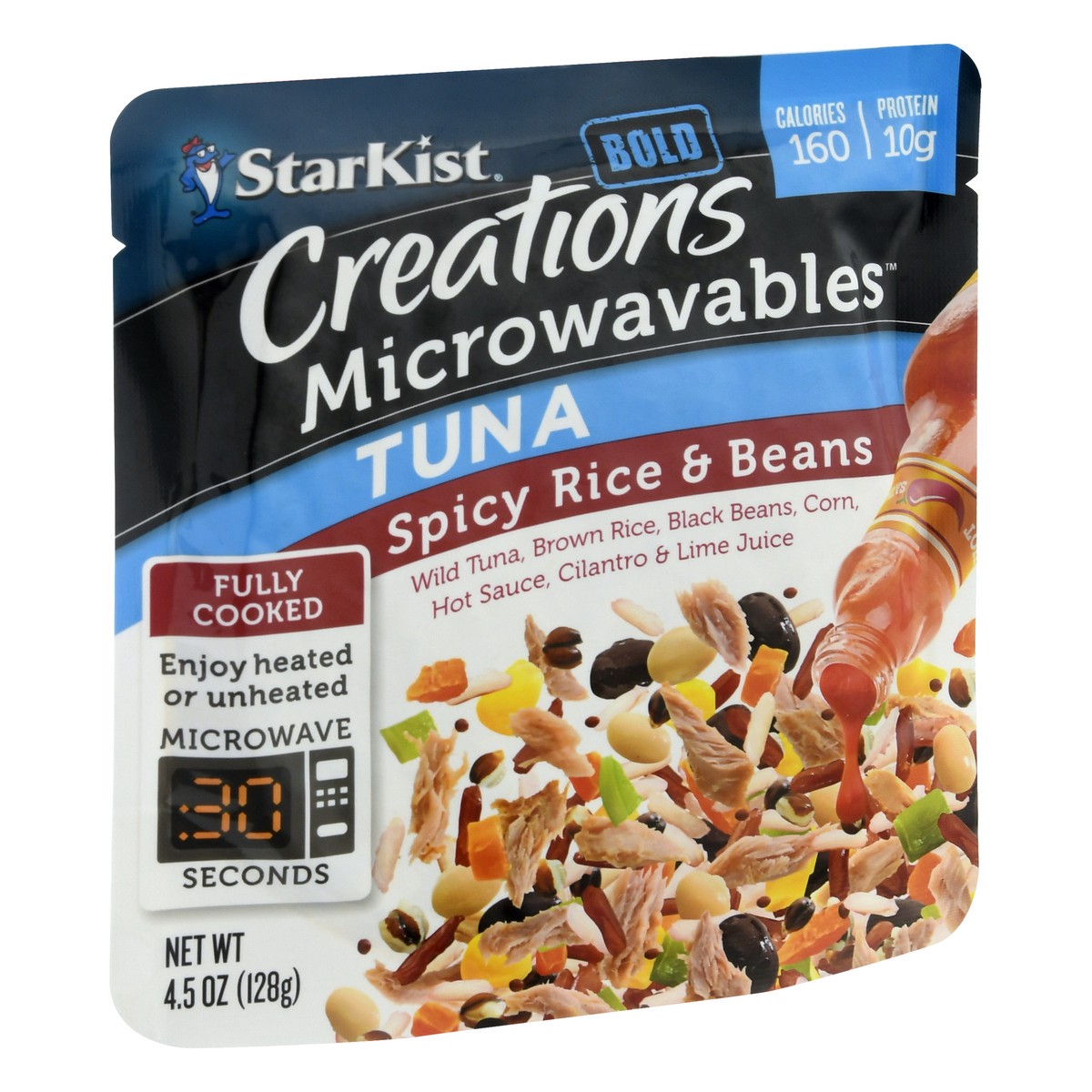 slide 8 of 9, StarKist Creations Microwavables Bold Spicy Rice & Beans Tuna 4.5 oz, 4.5 oz