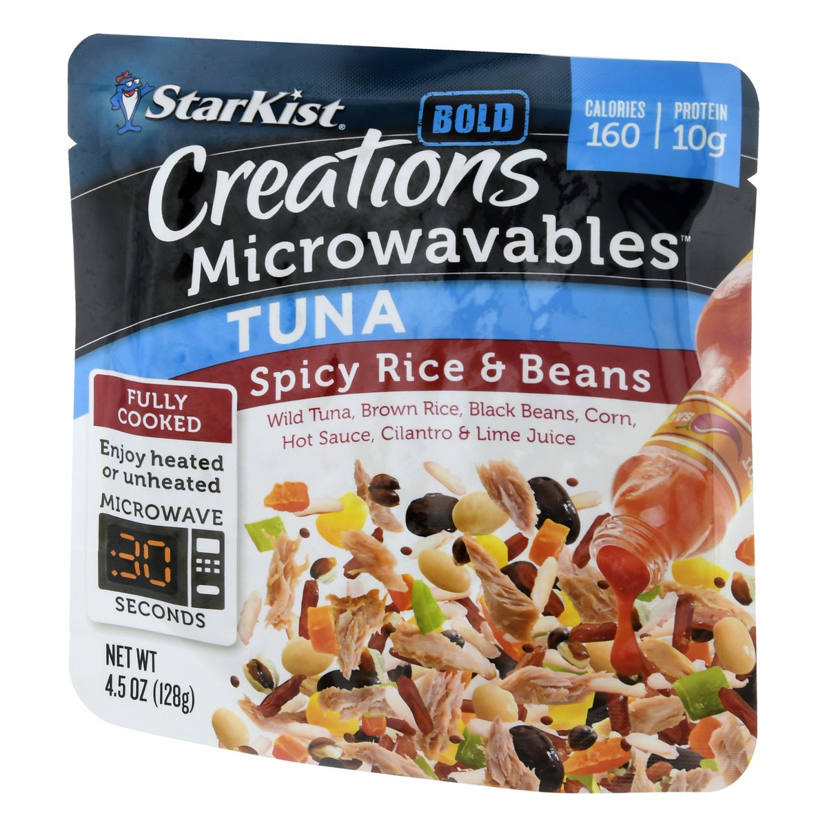 slide 5 of 9, StarKist Creations Microwavables Bold Spicy Rice & Beans Tuna 4.5 oz, 4.5 oz