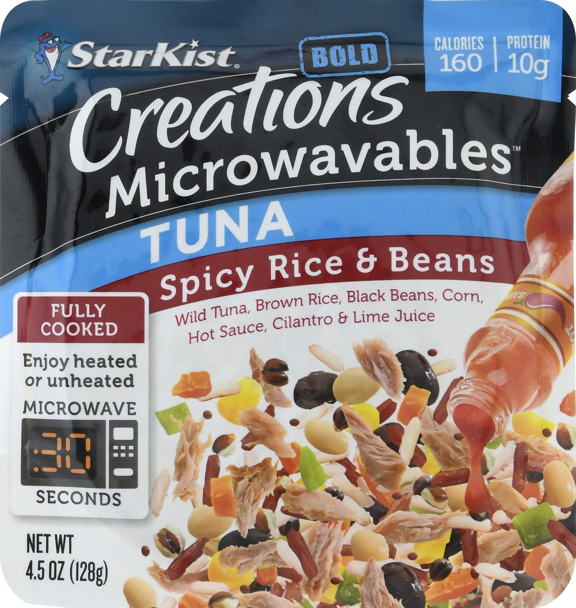 slide 6 of 9, StarKist Creations Microwavables Bold Spicy Rice & Beans Tuna 4.5 oz, 4.5 oz