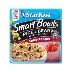 StarKist Smart Bowls Spicy Pepper Rice and Beans with Tuna Pouch
