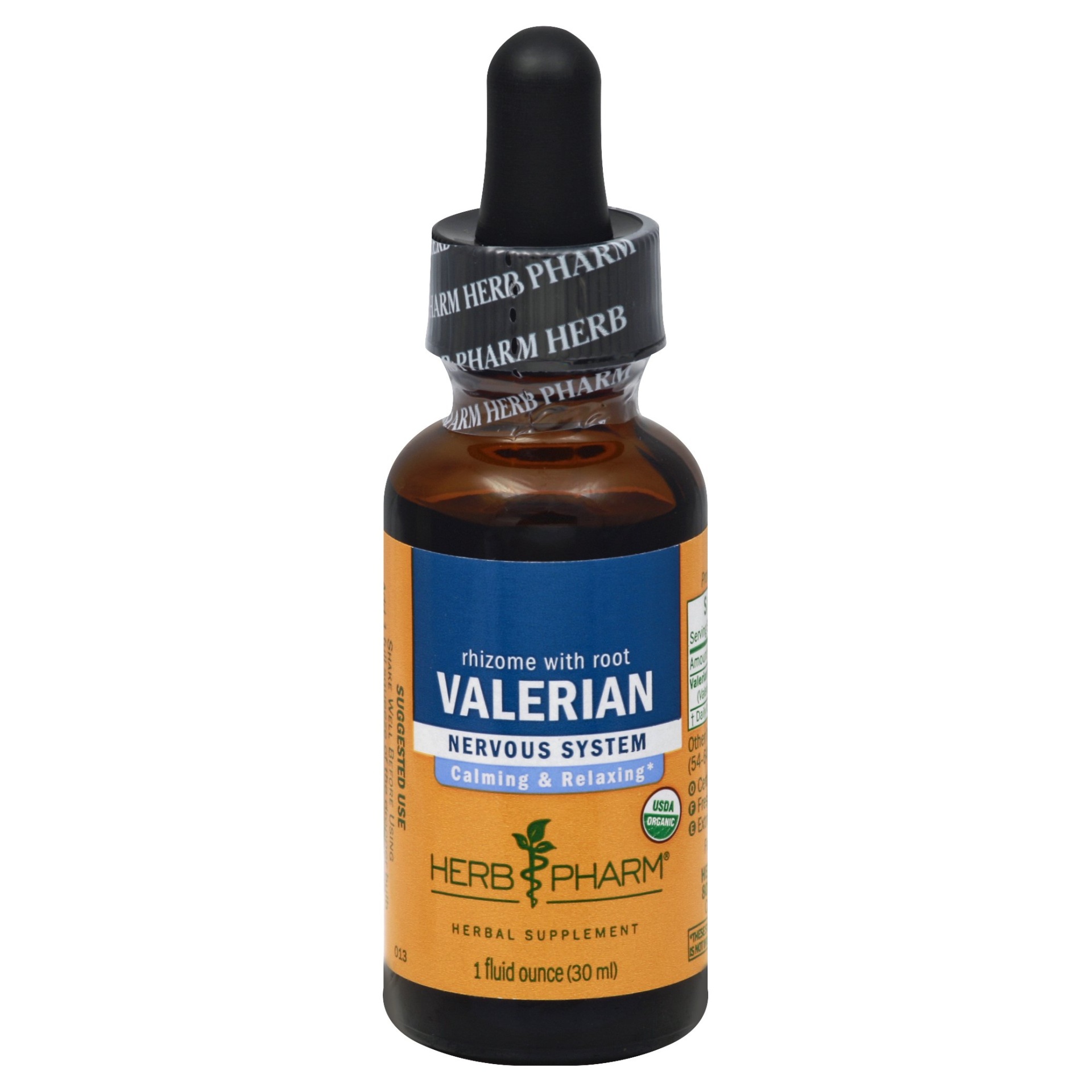 slide 1 of 1, Herb Pharm Rhizome with Root Valerian Liquid Extract, 1 fl oz