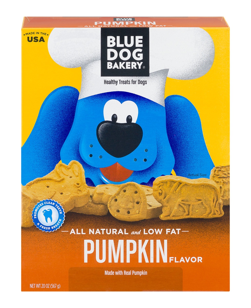 slide 1 of 1, Blue Dog Bakery Healthy Treats for Dogs Pumpkin Flavor, 20 oz