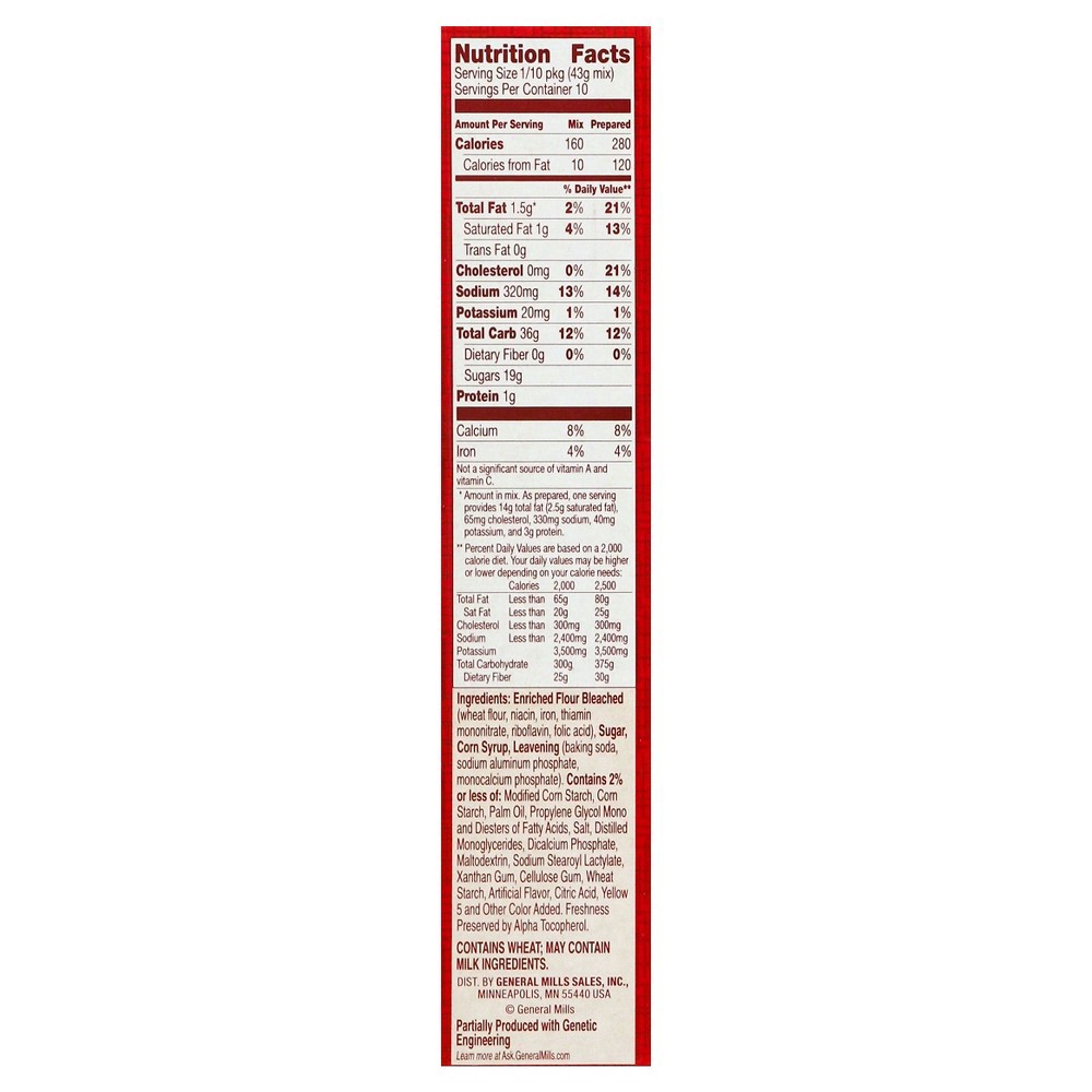 slide 2 of 4, Betty Crocker Cake Mix Super Moist Lemon - 18.25 Oz, 15.25 oz