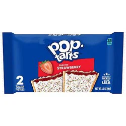 Pop-Tarts Toaster Pastries Breakfast Foods Frosted Strawberry 2 Count - 3.3 Oz