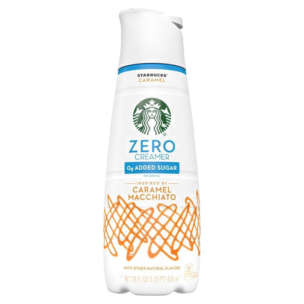 slide 36 of 89, Starbucks Zero Caramel Flavored Liquid Coffee Creamer, Caramel Flavored Creamer 28 fl oz., 28 fl oz