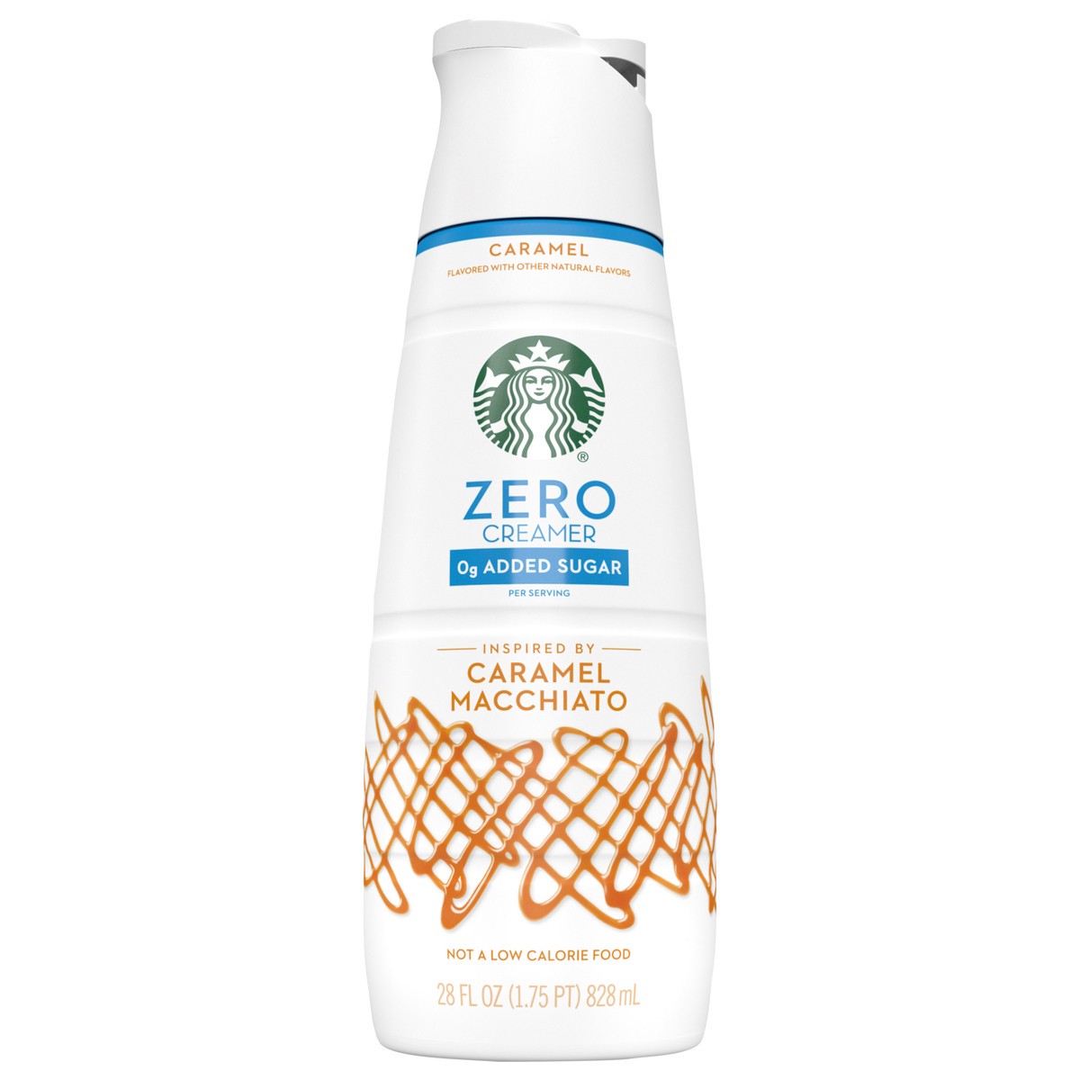 slide 1 of 89, Starbucks Zero Caramel Flavored Liquid Coffee Creamer, Caramel Flavored Creamer 28 fl oz., 28 fl oz