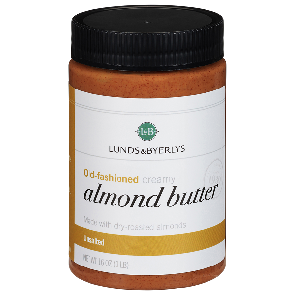 slide 1 of 11, Lunds & Byerlys Old-fashioned Creamy Unsalted Almond Butter 16 oz, 16 oz