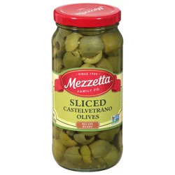Mezzetta Sliced Castelvetrano Olives 8.25 oz