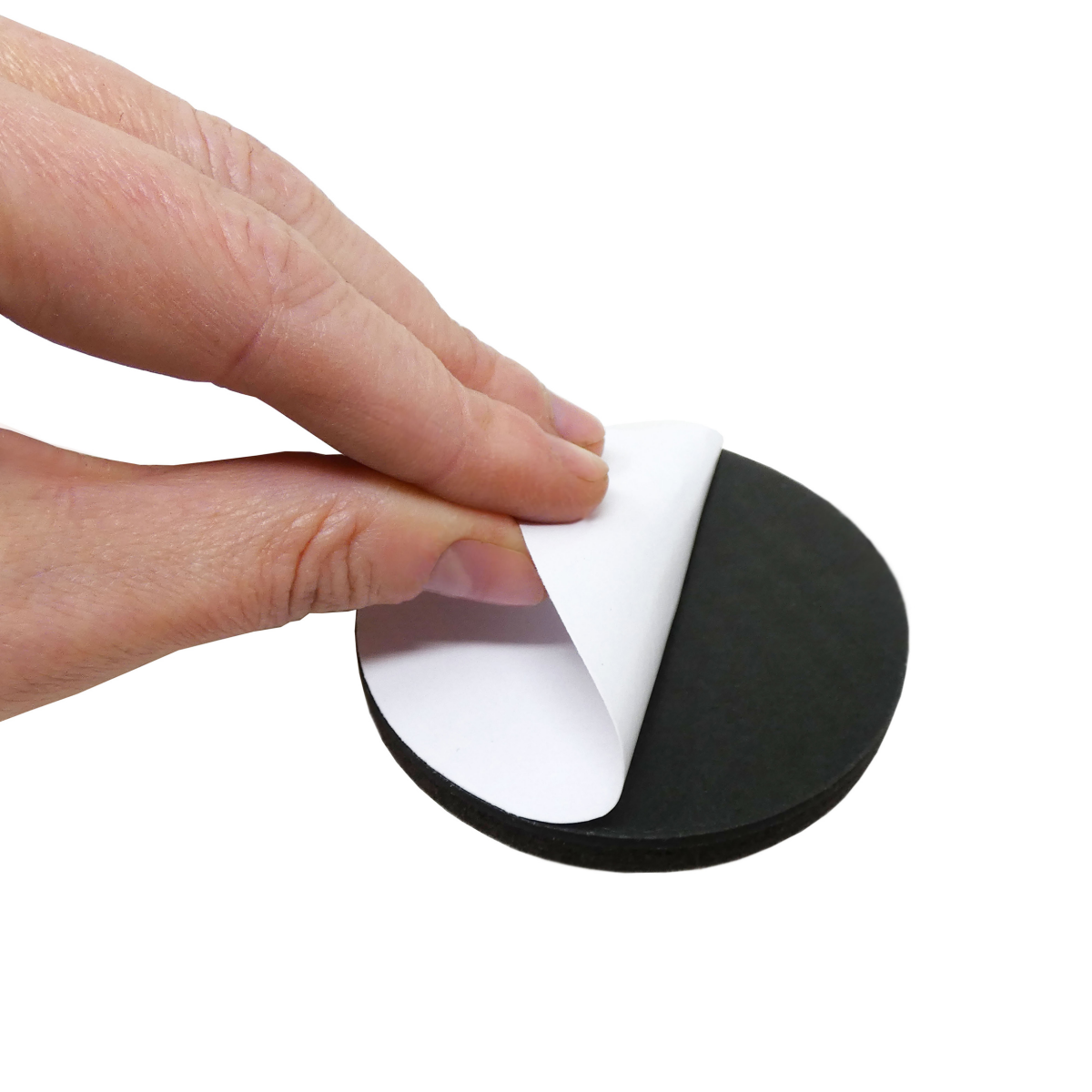 slide 5 of 5, Super Sliders with Gorilla Glue 2-3/4" Heavy-Duty Brown Round Felt Pads - 4 Pack, 4 ct