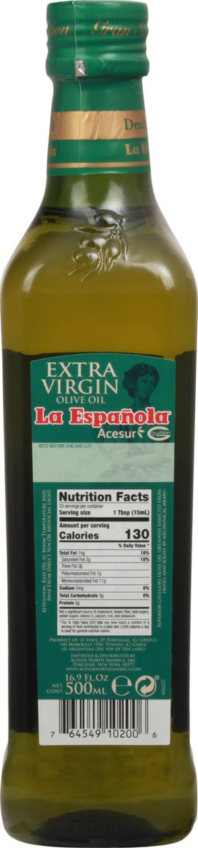 slide 5 of 9, La Española Extra Virgin Olive Oil 16.9 fl oz, 16.9 fl oz