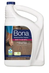 Bona Cleaning Products Mop Refill Wood Surface Multi-Purpose Floor Cleaner Unscented 128oz