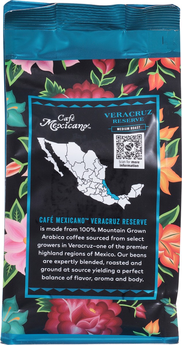 slide 7 of 12, Cafe Mexicano Medium Roast Ground Veracruz Reserve Coffee 12 oz, 