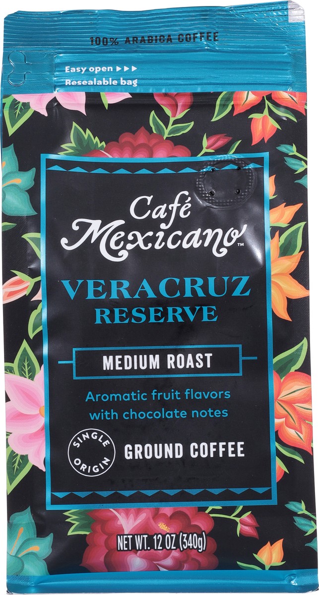 slide 11 of 12, Cafe Mexicano Medium Roast Ground Veracruz Reserve Coffee 12 oz, 