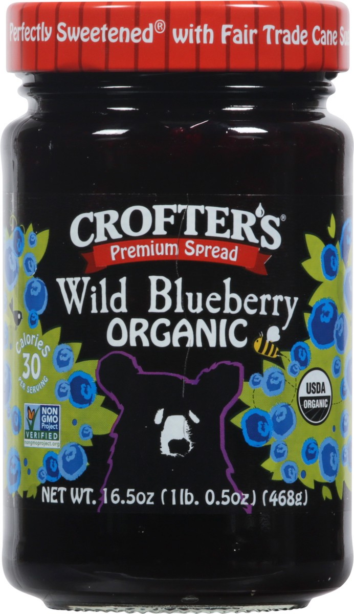 slide 6 of 9, Crofter's Organic Premium Wild Blueberry Fruit Spread, 1 ct