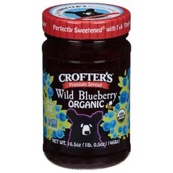 Crofter's Organic Premium Wild Blueberry Spread 16.5 oz