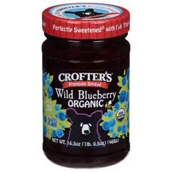 Crofter's Organic Premium Wild Blueberry Spread 16.5 oz