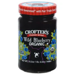 Crofter's Organic Premium Wild Blueberry Fruit Spread
