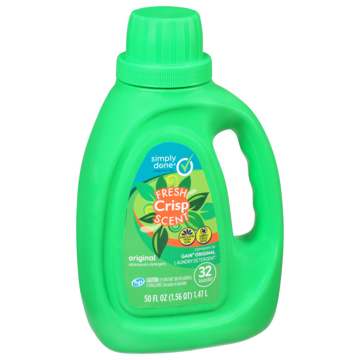 slide 8 of 9, Simply Done Original Ultra Fresh Crisp Scent Laundry Detergent 50 fl oz, 50 fl oz