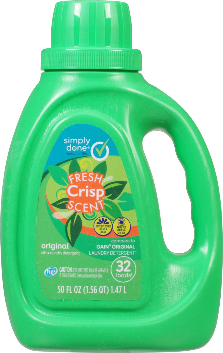 slide 2 of 9, Simply Done Original Ultra Fresh Crisp Scent Laundry Detergent 50 fl oz, 50 fl oz