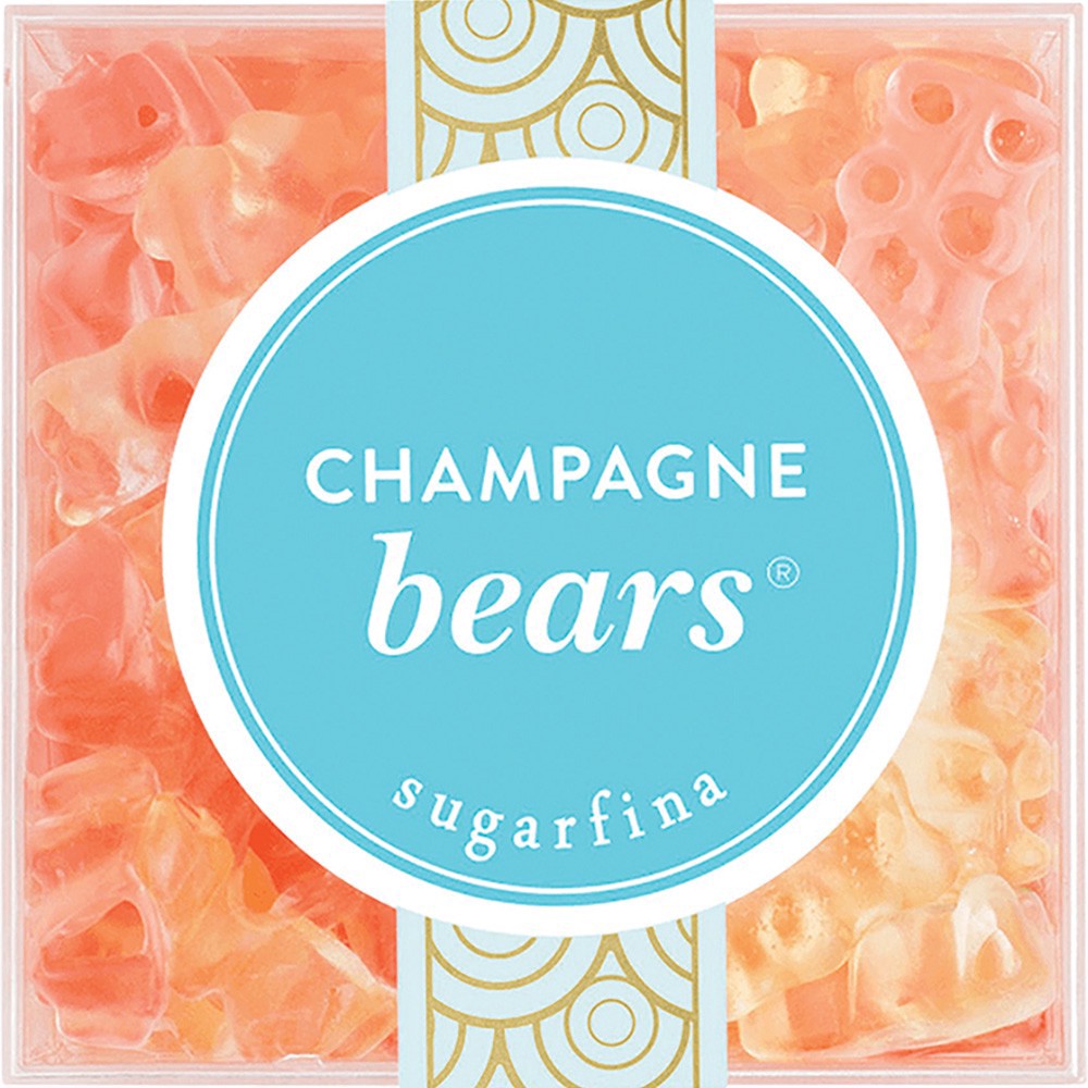 slide 1 of 1, Sugarfina Champange Bears Large Cube, 1 ct
