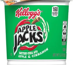 Kellogg''s Apple Jacks Breakfast Cereal Cups, Kids Cereal, Family Breakfast, Original, 1.5oz Cup (1 Cup)