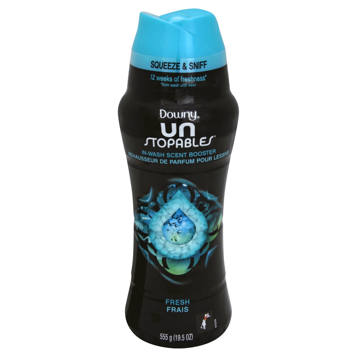 slide 1 of 1, Downy Unstopables In-Wash Scent Booster - Fresh, 19.5 oz