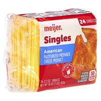 slide 13 of 17, Meijer American Cheese Singles, 16 oz