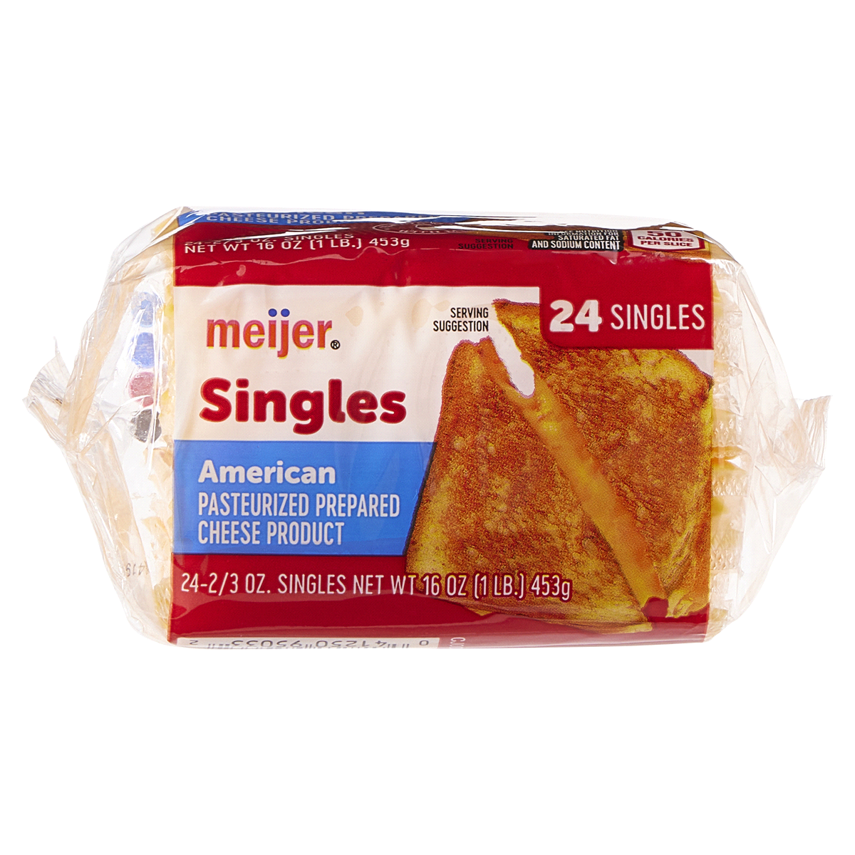 slide 4 of 17, Meijer American Cheese Singles, 16 oz