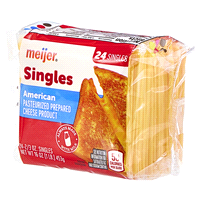 slide 14 of 17, Meijer American Cheese Singles, 16 oz