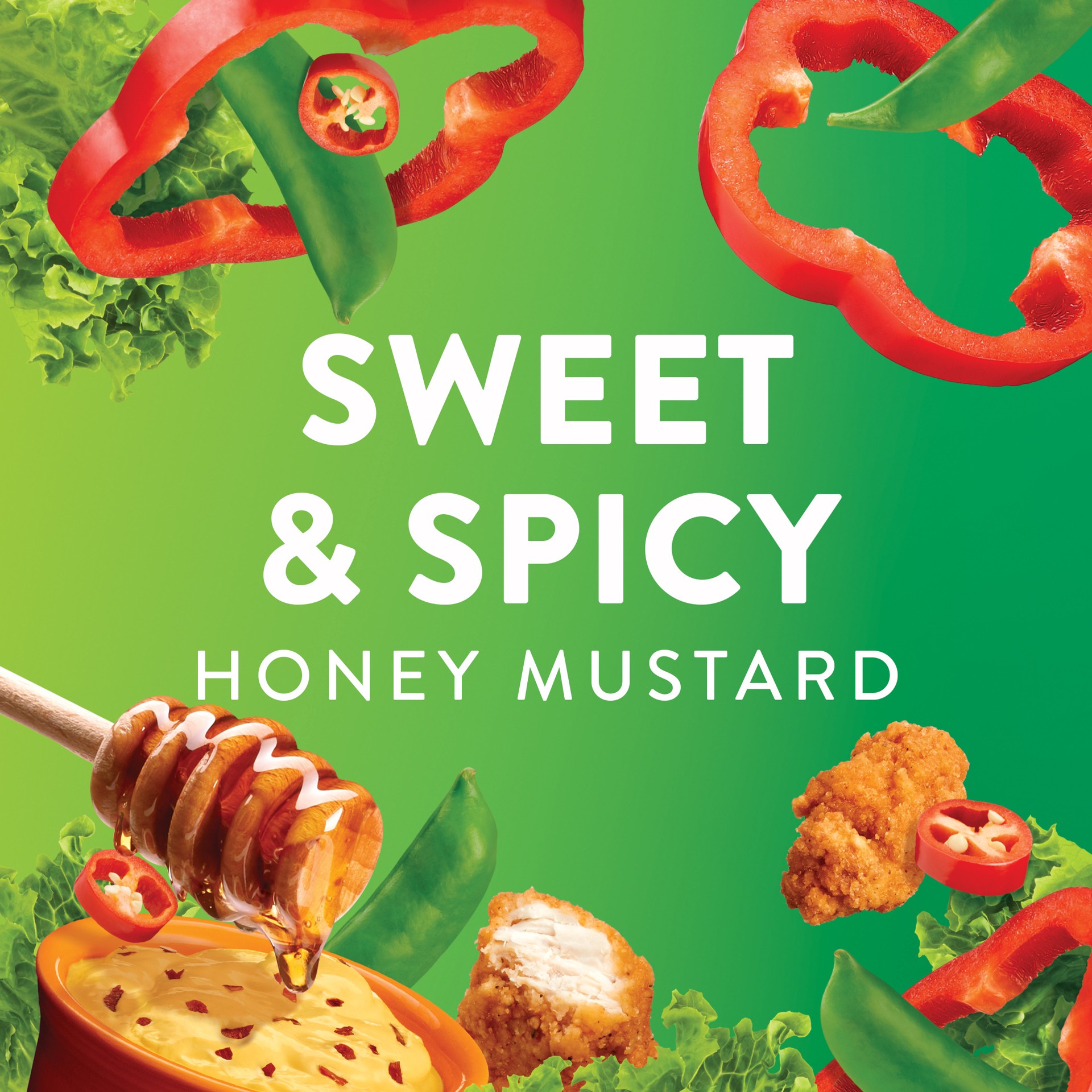 slide 4 of 5, Wish-Bone Sweet & Spicy Honey Mustard Salad Dressing, 15 FL OZ, 15 fl oz