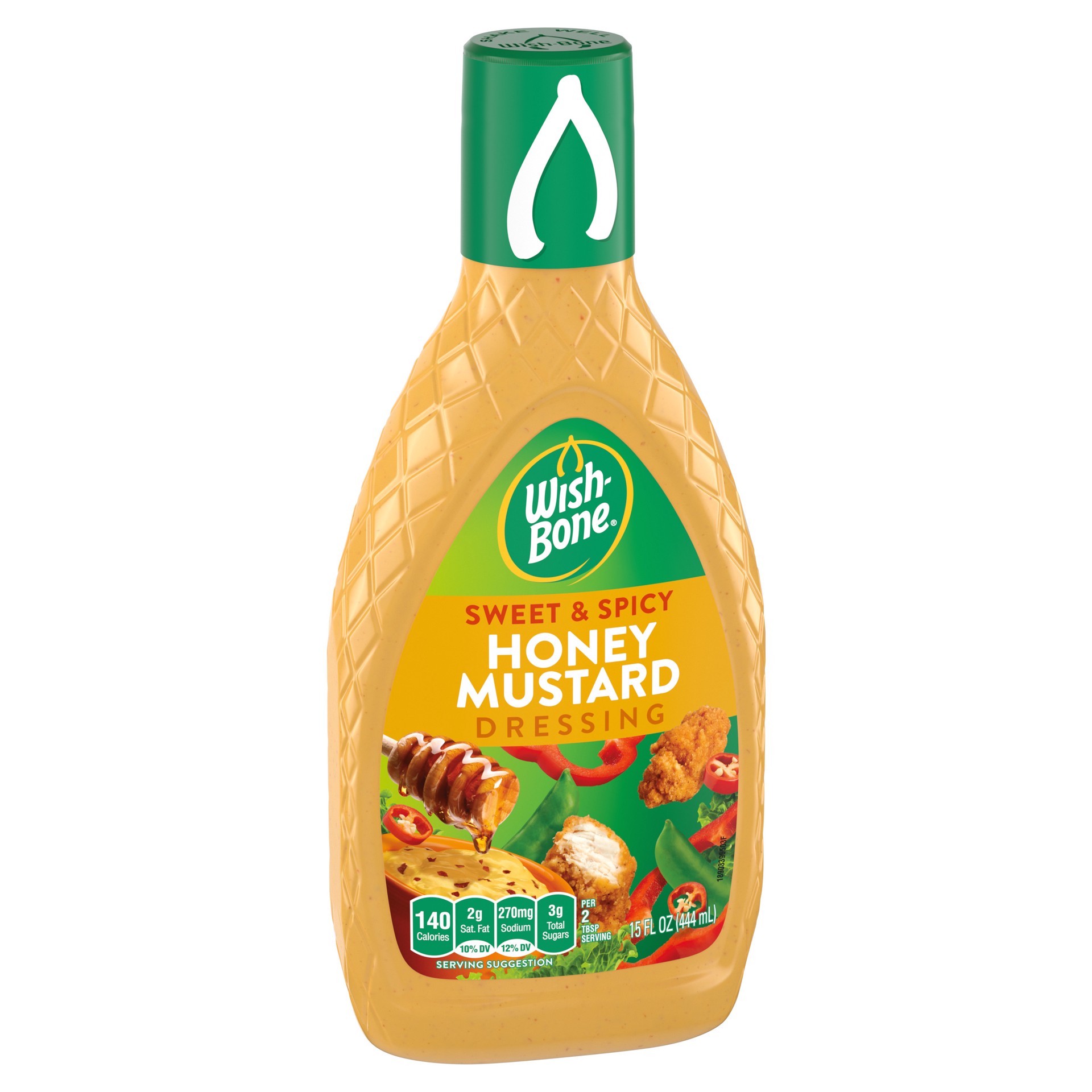 slide 5 of 5, Wish-Bone Sweet & Spicy Honey Mustard Salad Dressing, 15 FL OZ, 15 fl oz