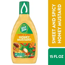 Wish-Bone Sweet & Spicy Honey Mustard Salad Dressing, 15 fl. oz.