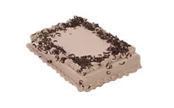 Rich's 1/4csheet Chocolate Curl Cake