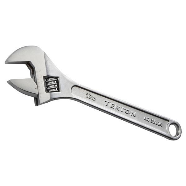 slide 1 of 1, TEKTON 10 Adjustable Wrench, 1 ct